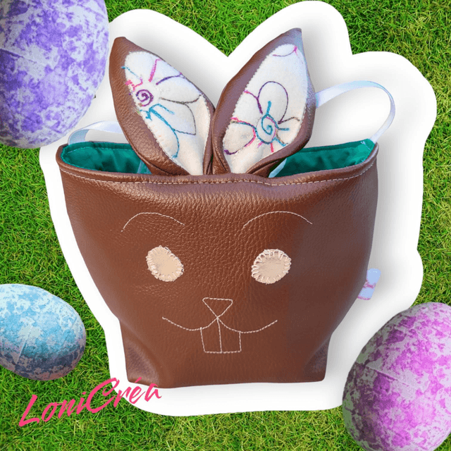 Panier Lapin "Chocolat"