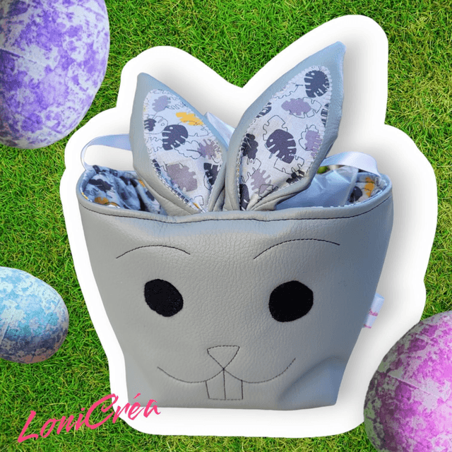 Panier Lapin "Gris"