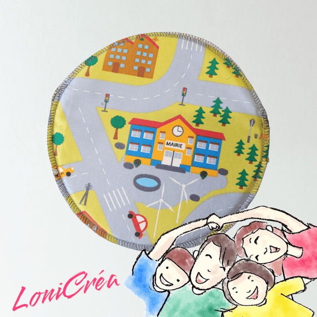Porte Carte Rond "Circuit"