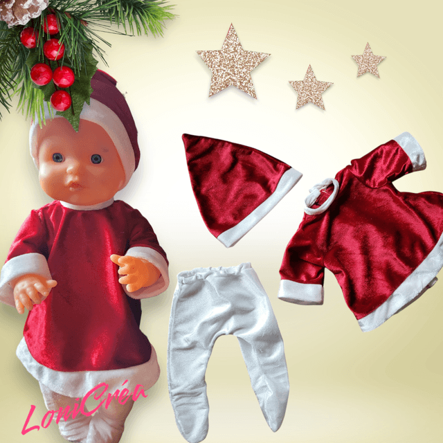 Robe de Noël, Bonnet & Collant