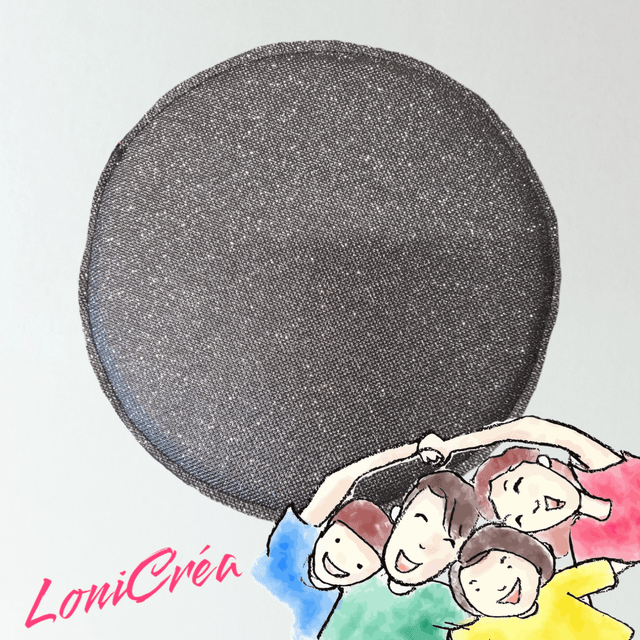 Porte Carte Rond "Girly2"