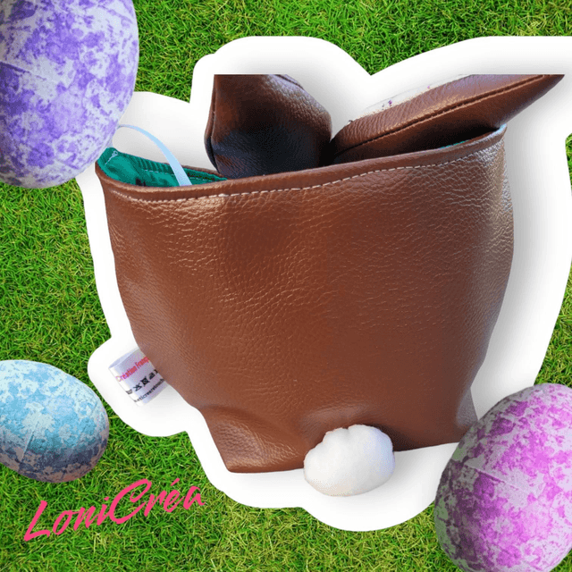Panier Lapin "Chocolat"