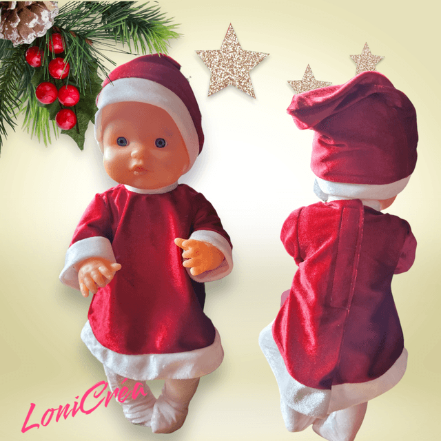 Robe de Noël, Bonnet & Collant