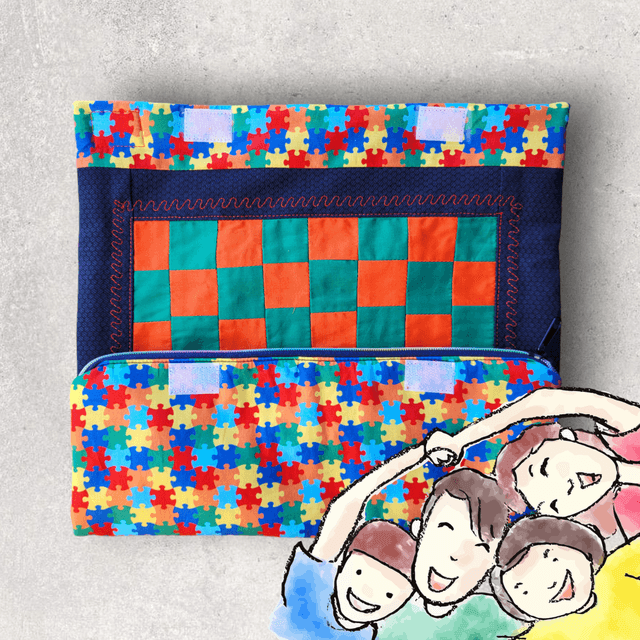 Jeu de Dames "motifs Puzzles"